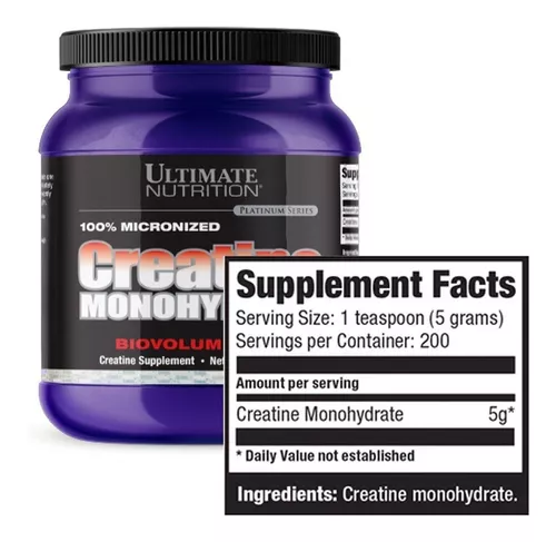 Creatina ultimáte nutrition de 1 kilo - Imagen 2