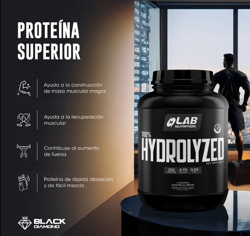 ISOLATE HYDROLIZADA LAB 5 libras - Imagen 3