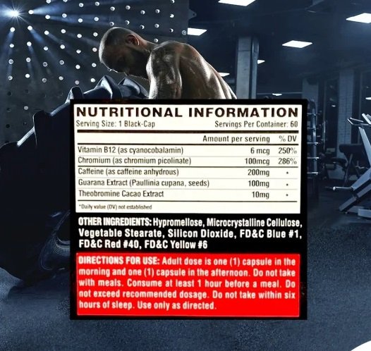 Lipo Black ultra Nutrex de 60 capsulas - Imagen 2