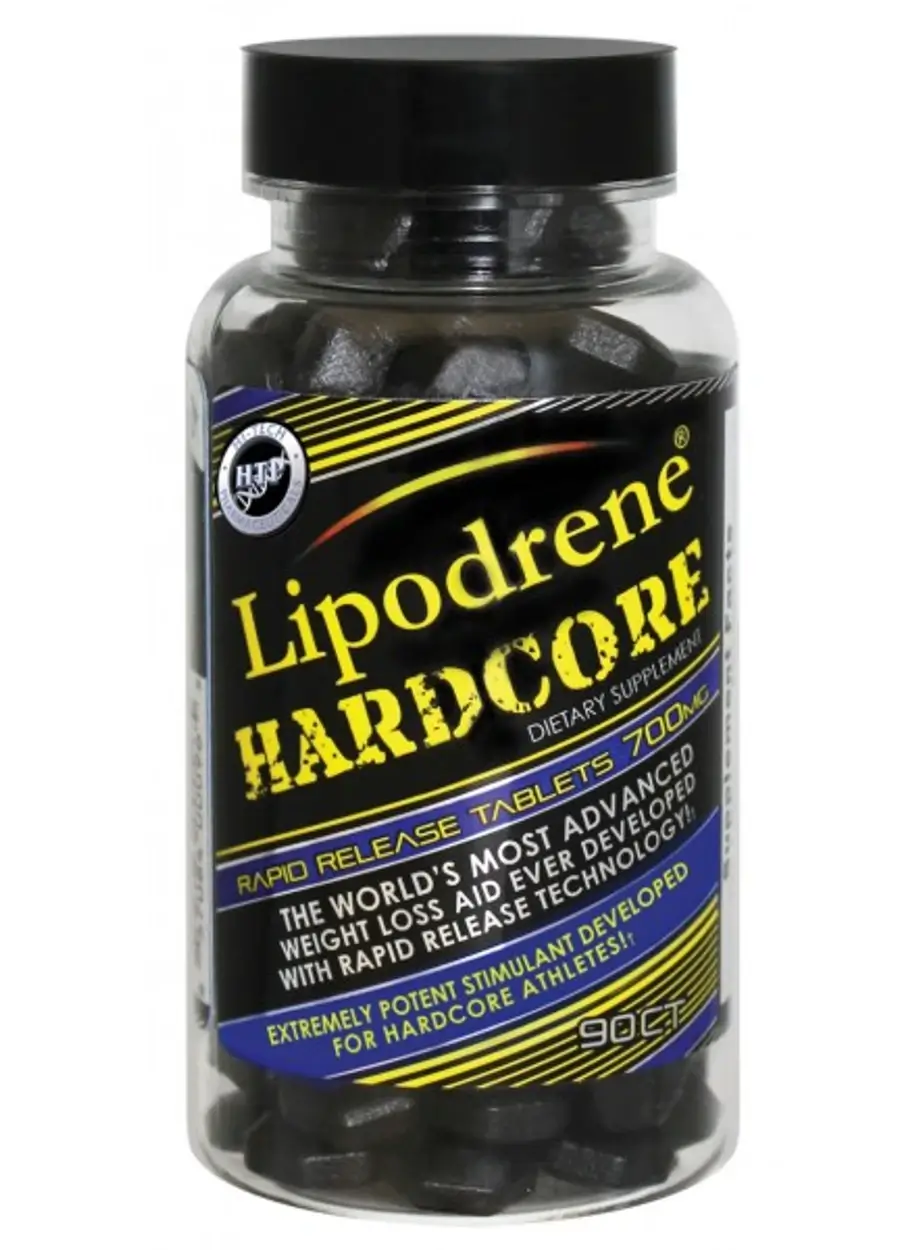 Lipodrene hardcore negro 90 pastillas