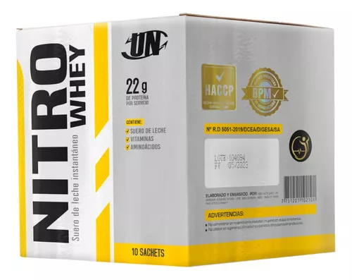 Nitro whey caja (10 sobres)- UN - Imagen 3