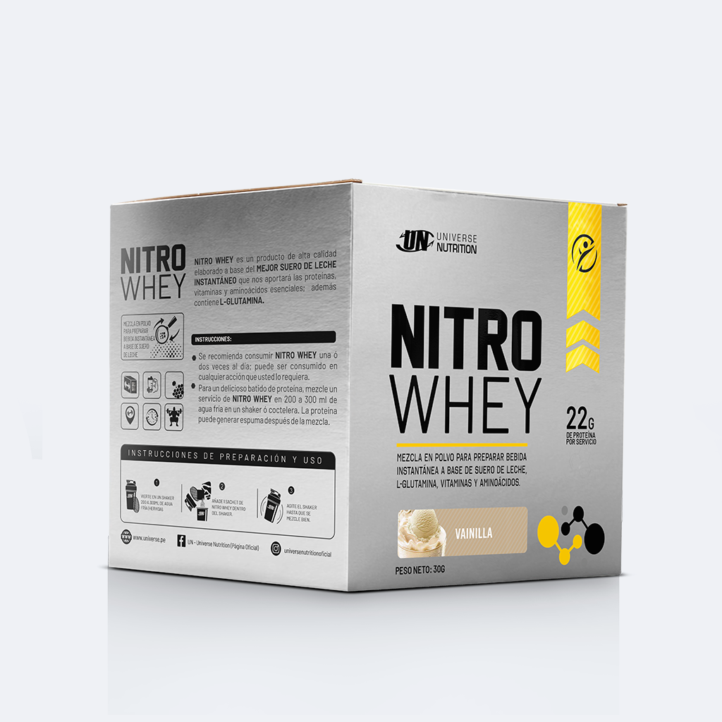 Nitro whey caja (10 sobres)- UN