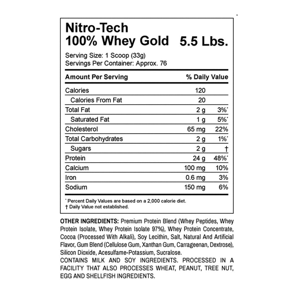 Nitrotech Whey de 5 libras - Imagen 3