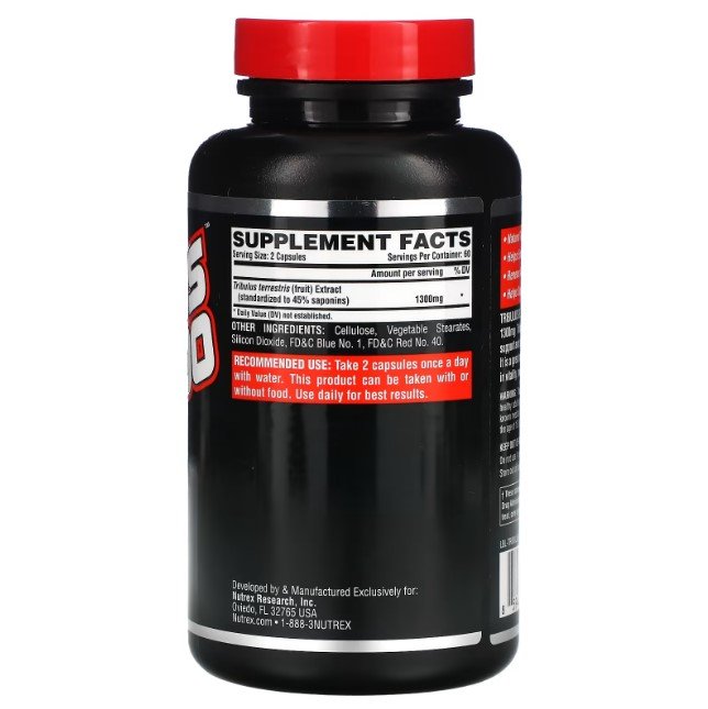 Tribulus NUTREX 120 cápsulas - Imagen 2